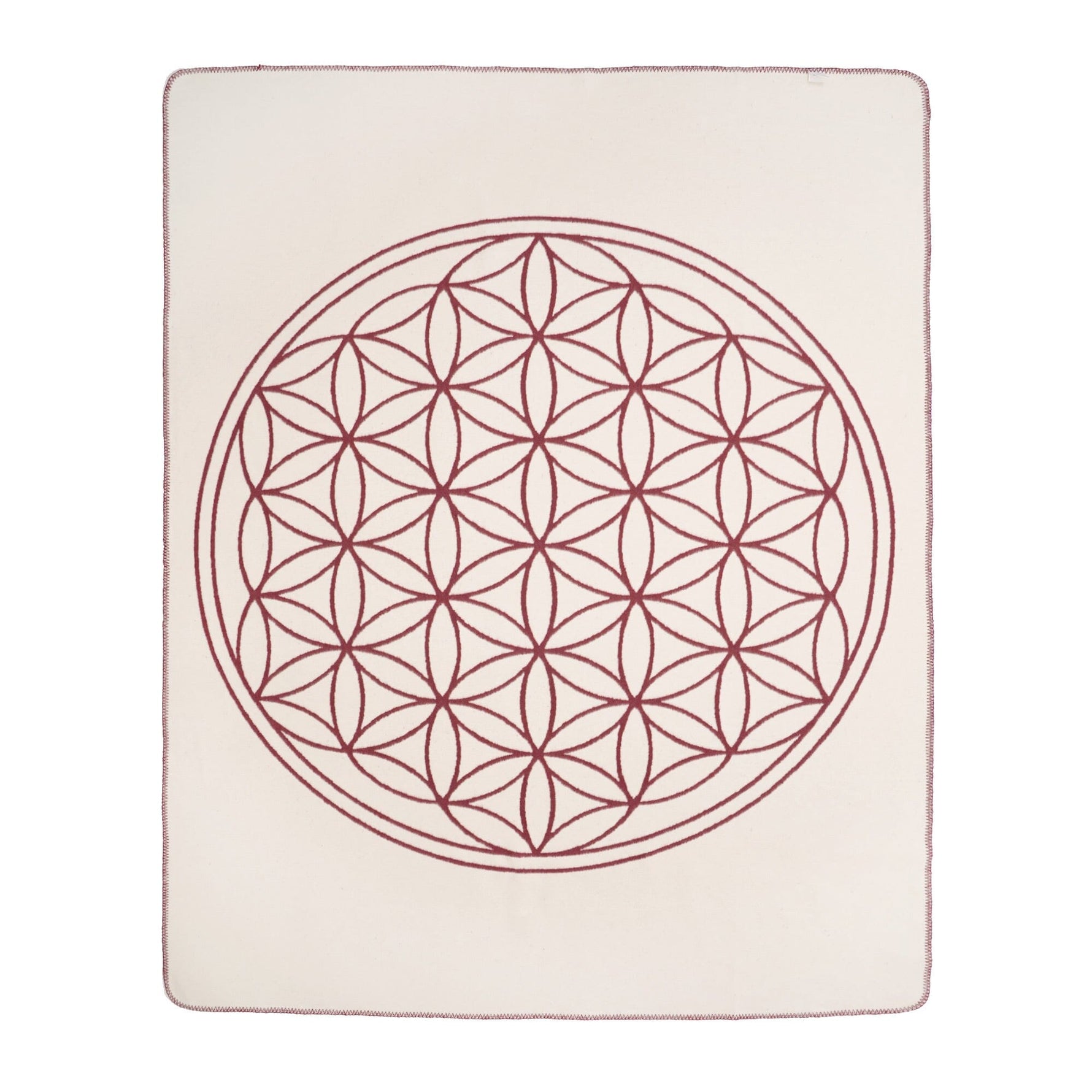 Yogadecke Blume des Lebens - regional hergestellt 