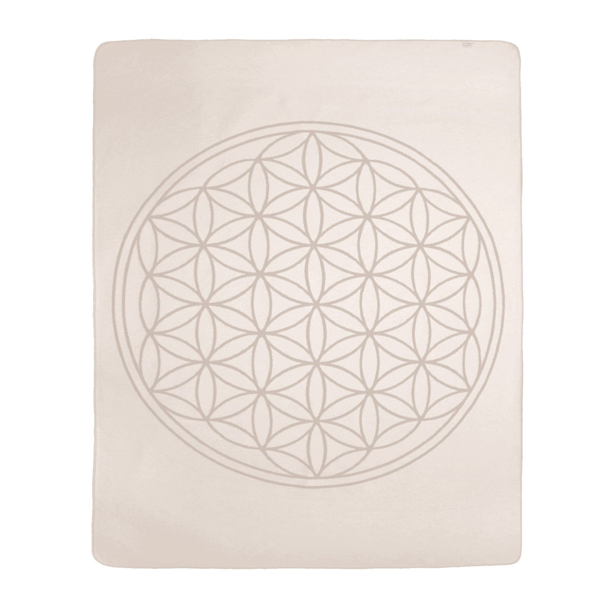 Yogadecke Blume des Lebens - regional hergestellt 