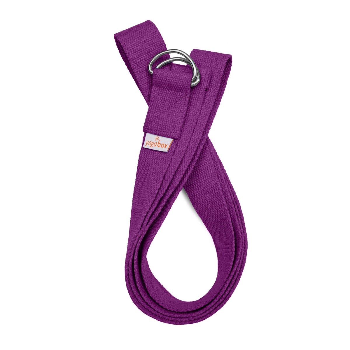 Yogagurt BASIC mit Verschluss aus zwei D - Ringen - YOVANA GmbH • yogabox.de