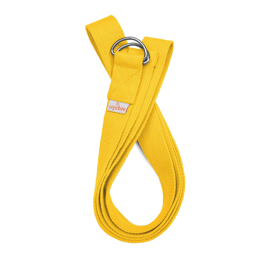 Yogagurt BASIC mit Verschluss aus zwei D-Ringen