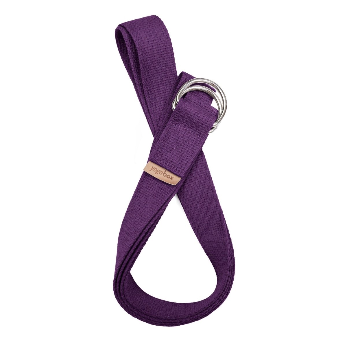 Yogagurt mit Verschluss aus zwei D - Ringen - regional hergestellt - YOVANA GmbH • yogabox.de