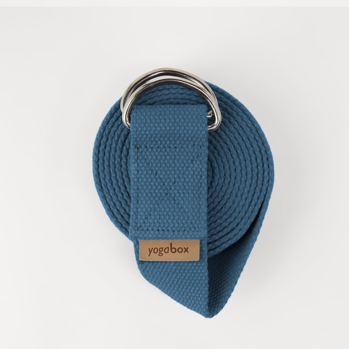 Yogagurt mit Verschluss aus zwei D - Ringen - regional hergestellt - YOVANA GmbH • yogabox.de