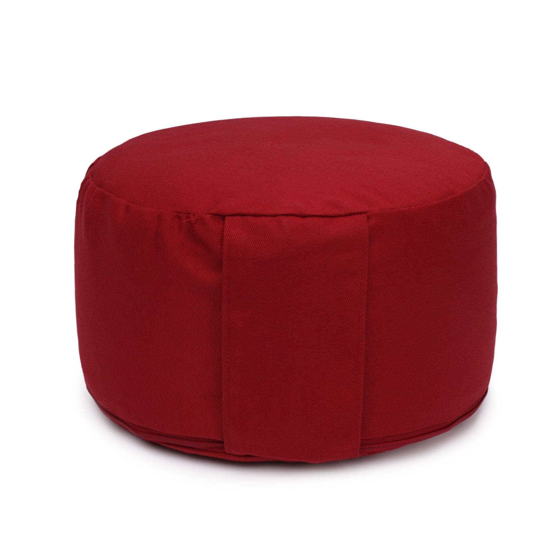 Yogakissen Glückssitz® Classic small D - regional hergestellt bordeaux Buchweizenschalen 26 x 26 x 14 cm