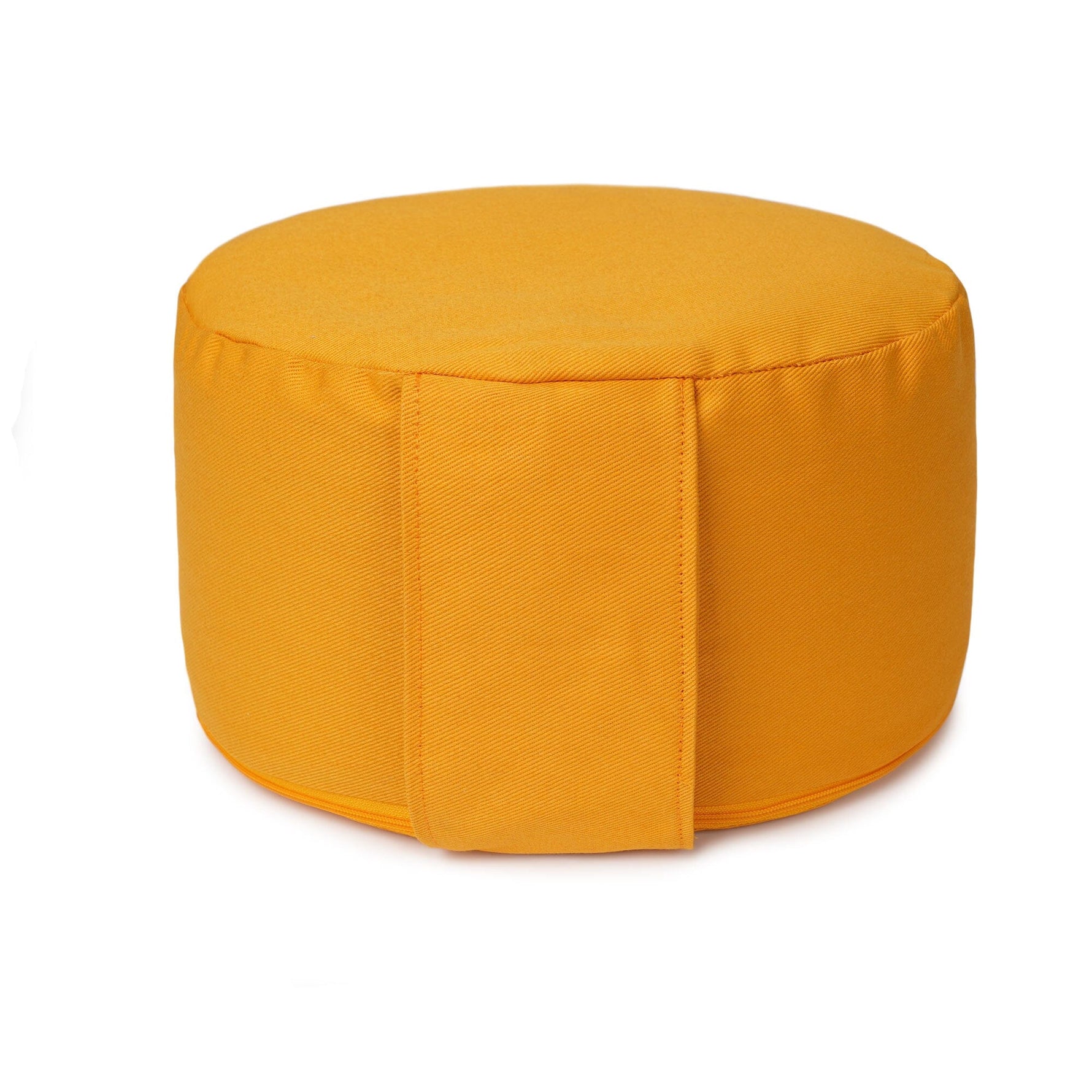 Yogakissen Glückssitz® Classic small D - regional hergestellt maisgelb Buchweizenschalen 26 x 26 x 14 cm