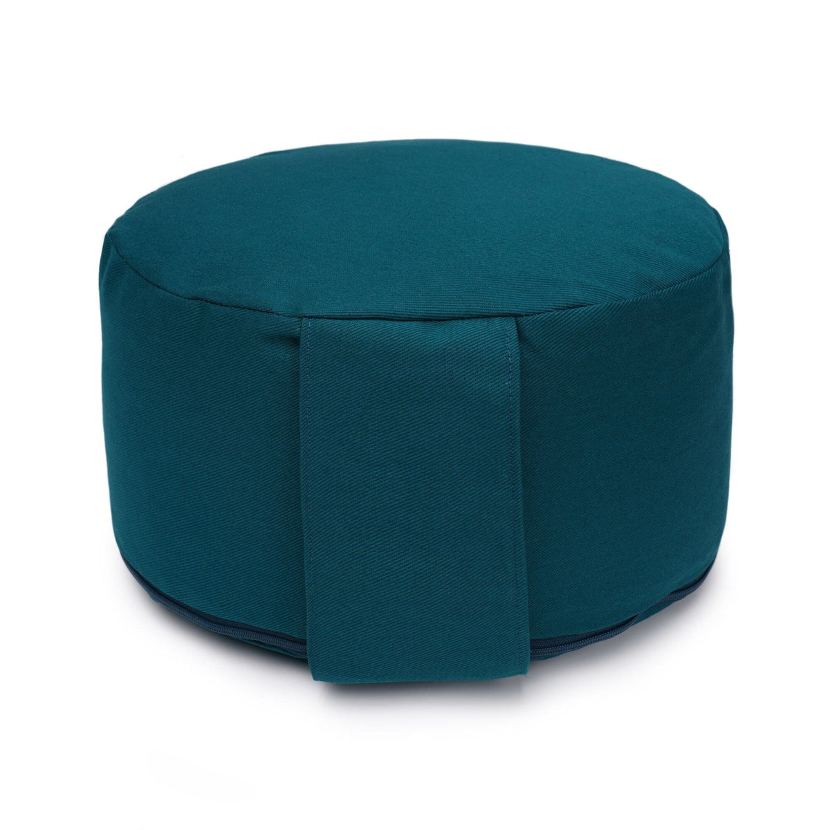 Yogakissen Glückssitz® Classic small D - regional hergestellt petrol Buchweizenschalen 26 x 26 x 14 cm