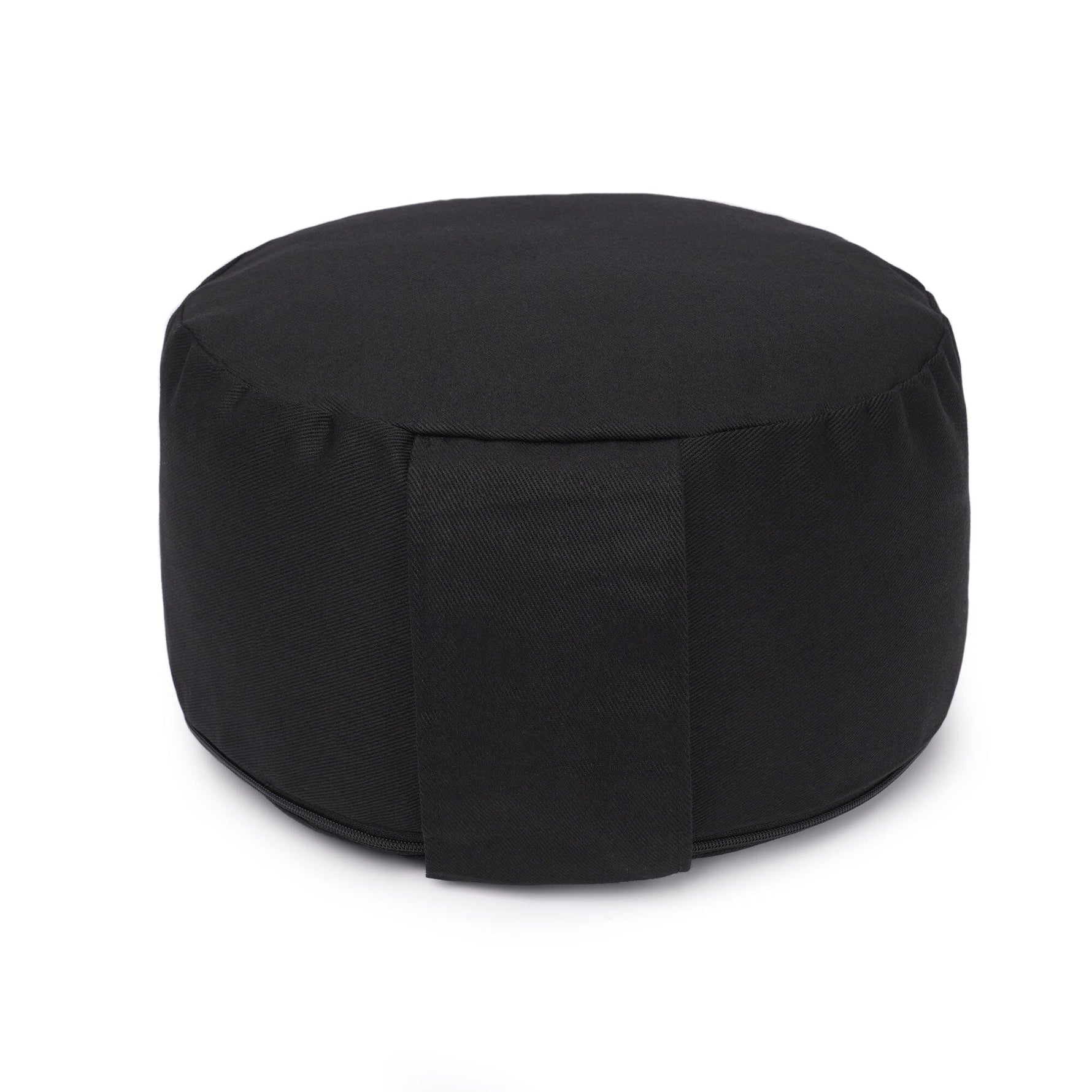 Yogakissen Glückssitz® Classic small D - regional hergestellt schwarz Buchweizenschalen 26 x 26 x 14 cm