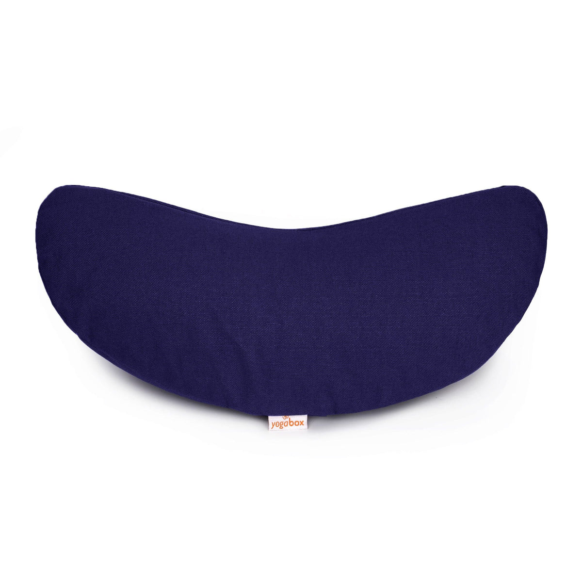 Yogakissen Halbmond BASIC dunkelblau 40 x 17 x 12 cm Buchweizenschalen
