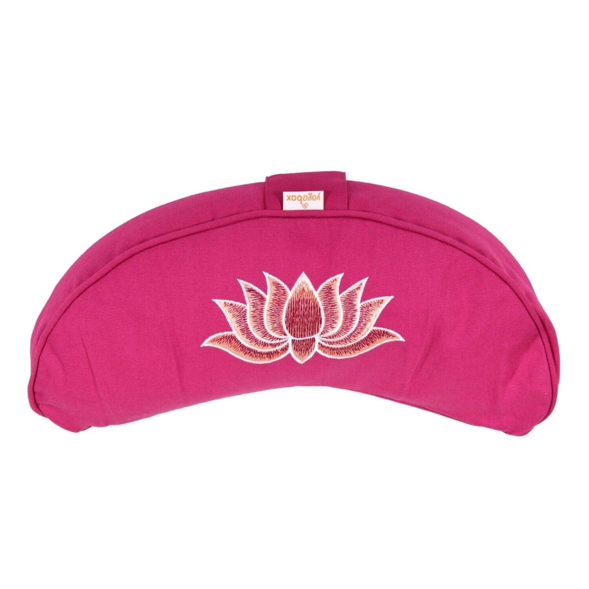 Yogakissen Halbmond BASIC Lotus Stick multicolor - YOVANA GmbH • yogabox.de