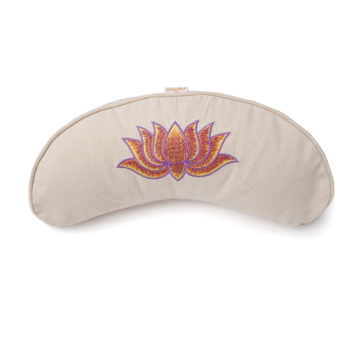 Yogakissen Halbmond BASIC Lotus Stick multicolor - YOVANA GmbH • yogabox.de