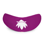 Yogakissen Halbmond BASIC Lotus Stick weiß - YOVANA GmbH • yogabox.de