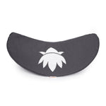 Yogakissen Halbmond BASIC Lotus Stick weiß - YOVANA GmbH • yogabox.de