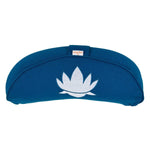 Yogakissen Halbmond BASIC Lotus Stick weiß - YOVANA GmbH • yogabox.de