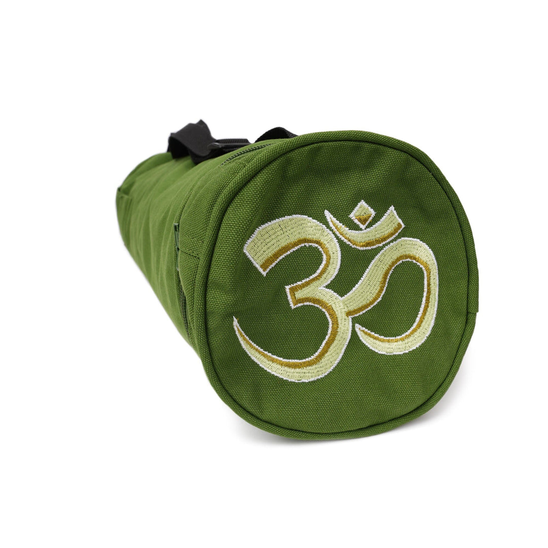 Yogatasche OM Baumwolle olivgrün
