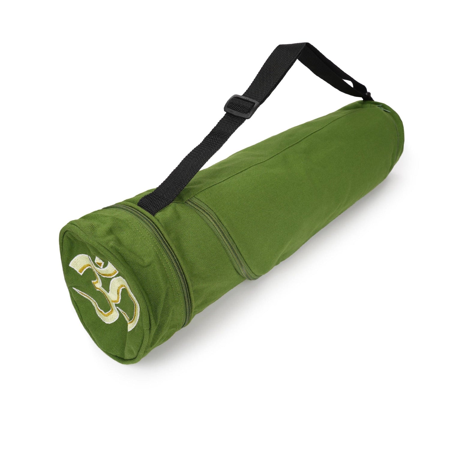 Yogatasche OM Baumwolle olivgrün