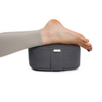 Yogilino® Reise Meditationskissen mini oval BASIC dotter 26 x 21 x 9 cm Buchweizenschalen