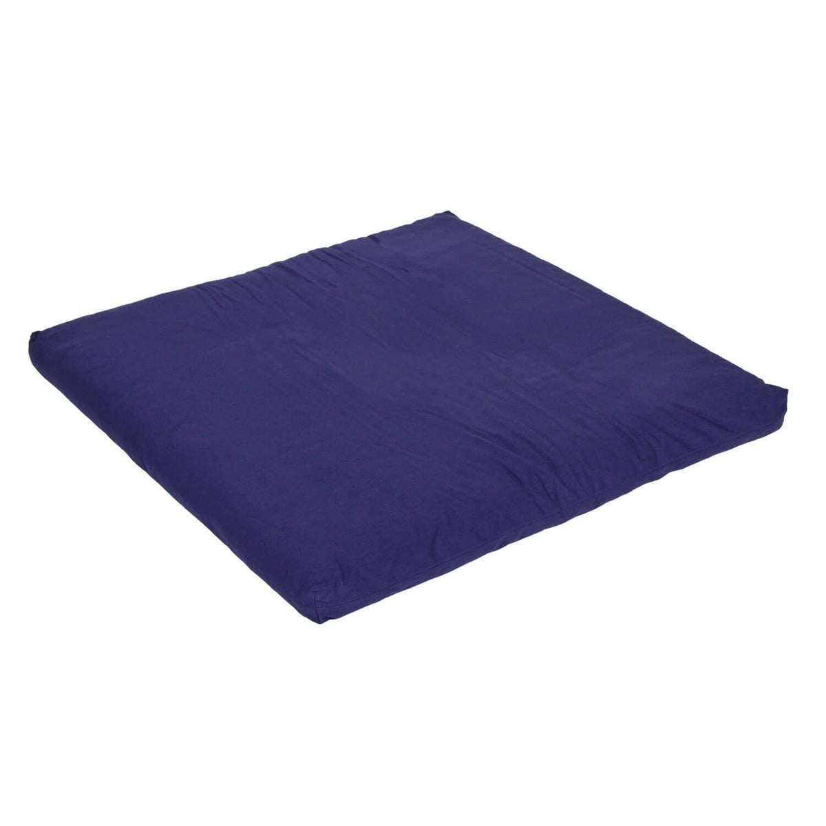 Zabuton / Meditationsunterlage BASIC dunkelblau Baumwollvlies 80 x 80 x 5 cm