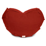 Meditationskissen Zafu ZEN Halbmond BASIC mit ZIP bordeaux 42 x 42 x 15 cm Buchweizenschalen